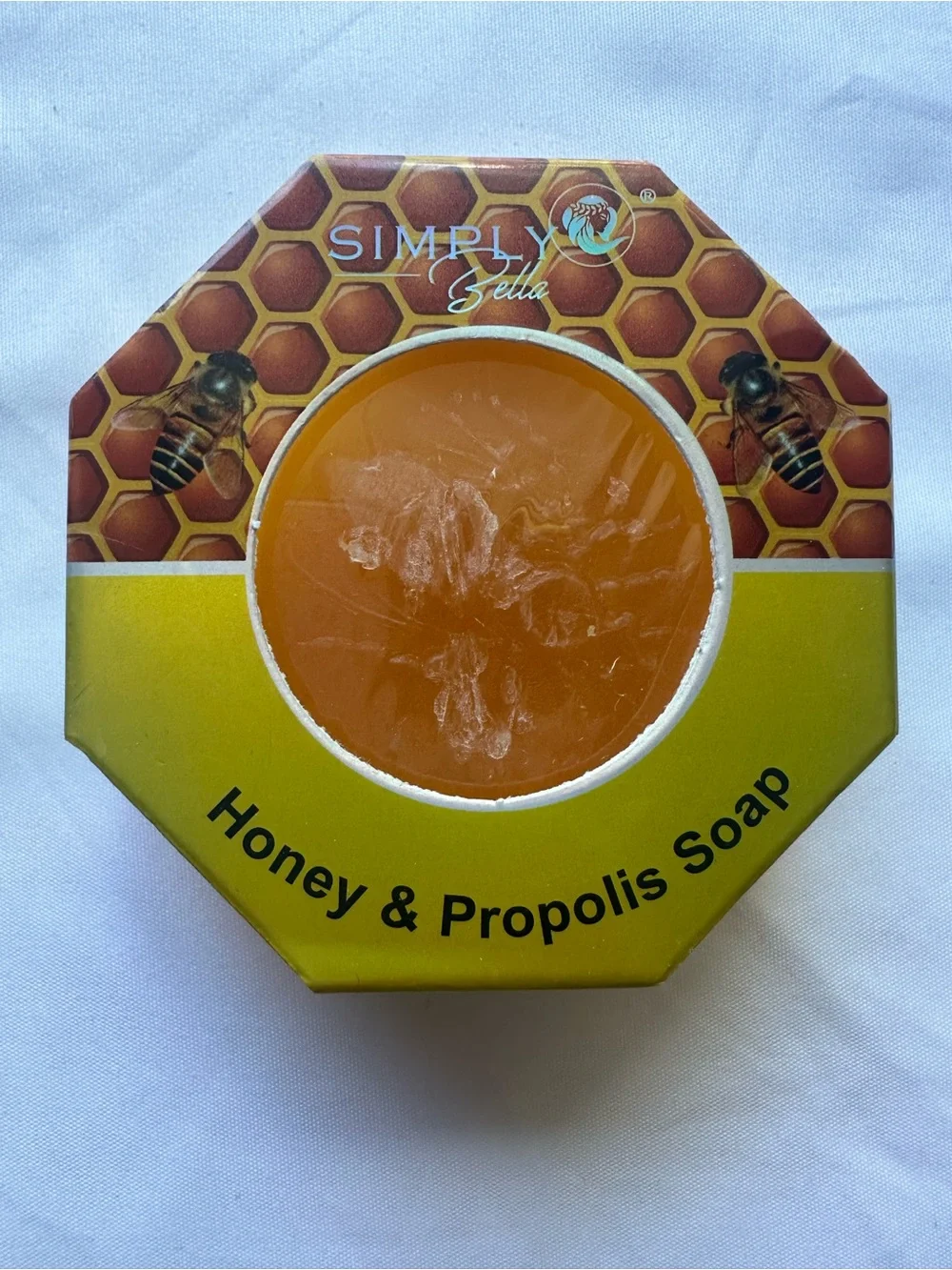 Simply Bella Honey & Propolis Soap Mild Soap Bar For Sensitive Skin 100g NIB